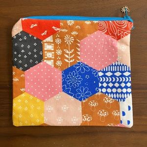 Handmade Makeup Pouch | Lined Zipper Bag